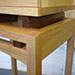Cabinet in Dartmoor Ash and Walnut - detail